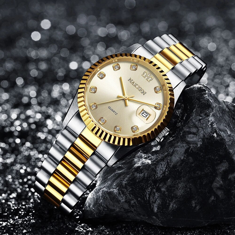 2020 Top Brand NAKZEN Luxury Men's Watch 30m Waterproof Date Clock Male Sports Watches Men Quartz Wrist Watch Relogio Masculino 3001-3