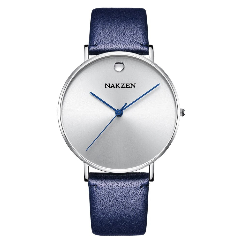 NAKZEN 2020 New Men's Watches Top Brand Luxury Quartz Watch Men Leather Waterproof Cool Watch Man Clocks Relogio Masculino 4105-0
