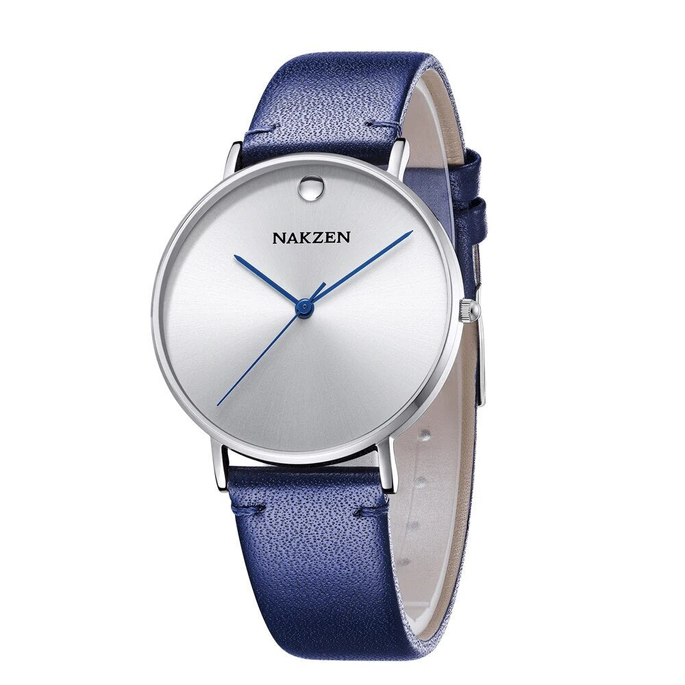 NAKZEN 2020 New Men's Watches Top Brand Luxury Quartz Watch Men Leather Waterproof Cool Watch Man Clocks Relogio Masculino 4105-6