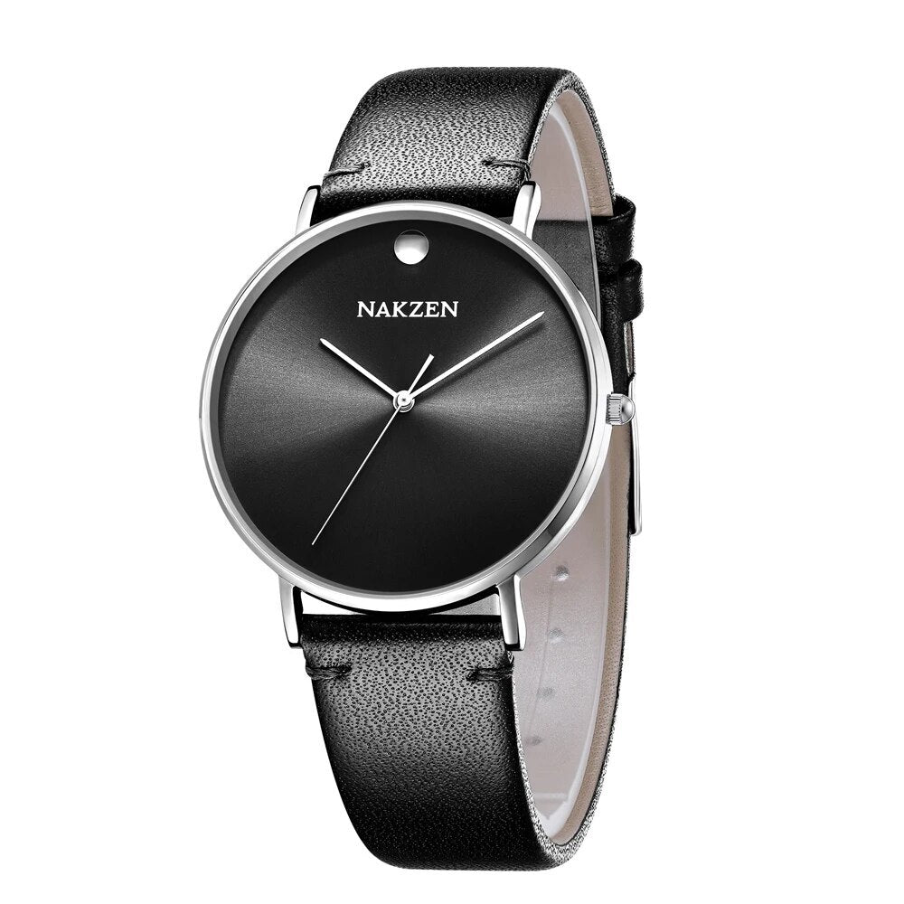 NAKZEN 2020 New Men's Watches Top Brand Luxury Quartz Watch Men Leather Waterproof Cool Watch Man Clocks Relogio Masculino 4105-9