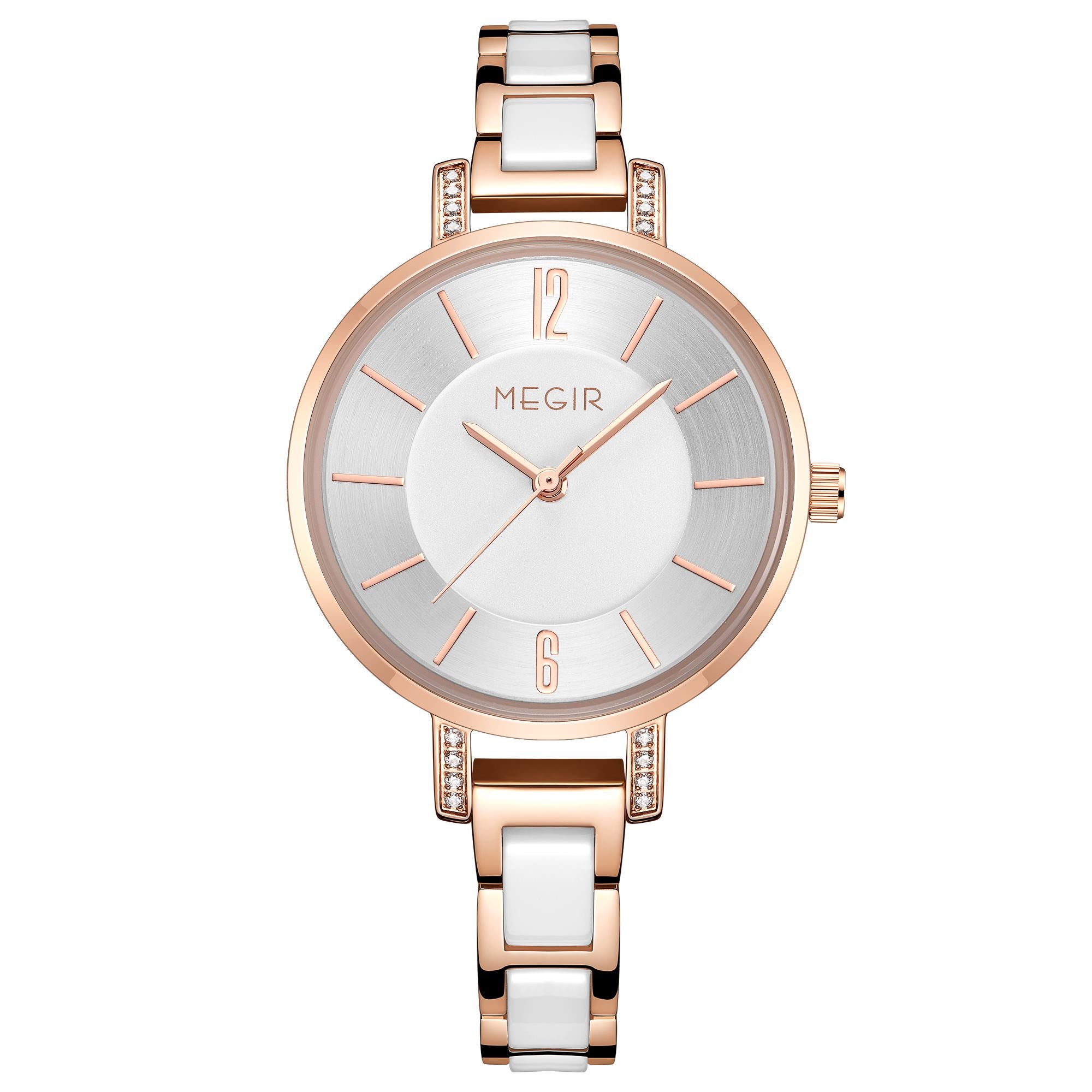 MEGIR Japan Quartz Watch for Women Fashion Brand Casual Wristwatch Clock Waterproof Sport Ladies Dress Wrist Watch Montres Femme 7016-11