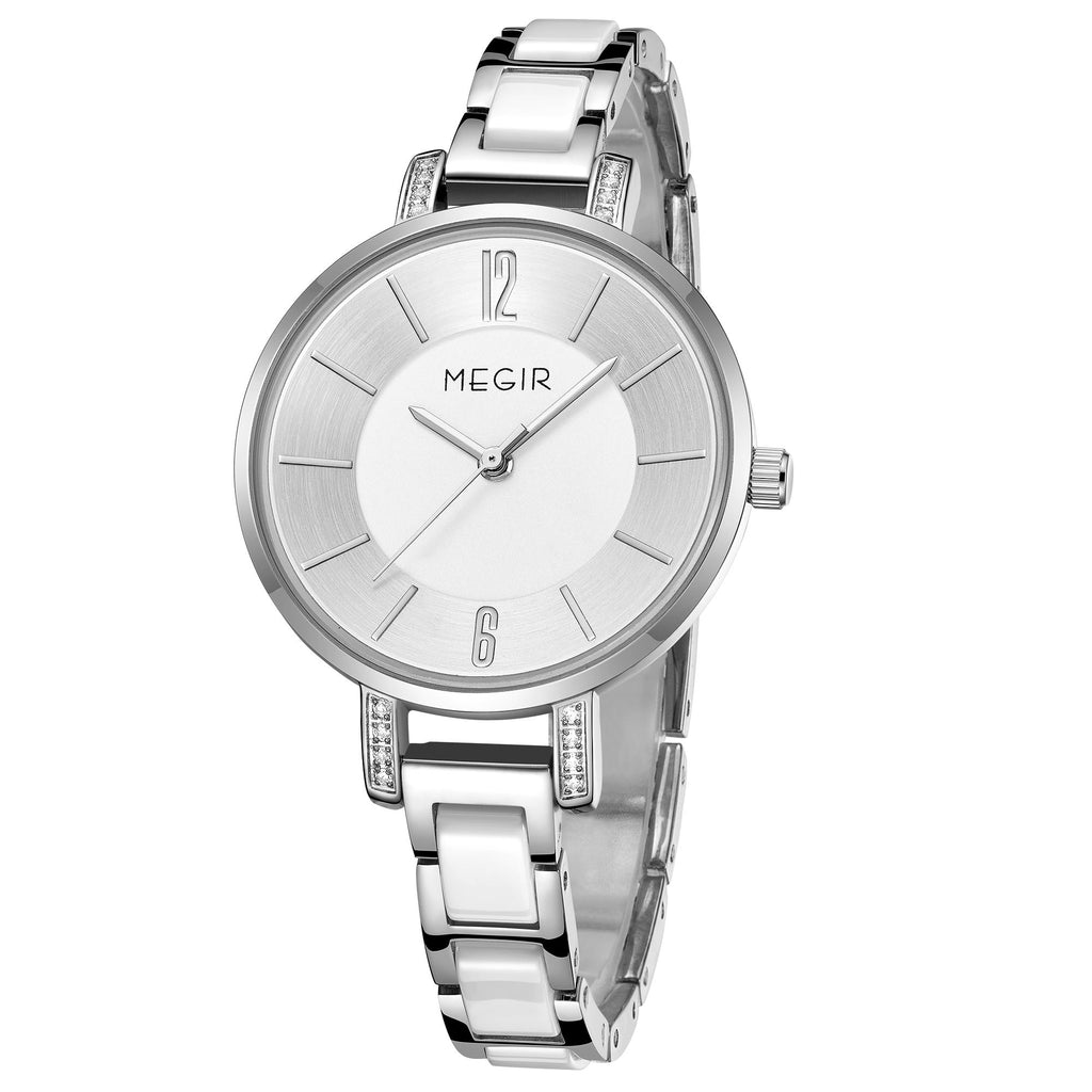 MEGIR Japan Quartz Watch for Women Fashion Brand Casual Wristwatch Clock Waterproof Sport Ladies Dress Wrist Watch Montres Femme 7016-13