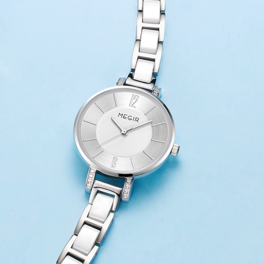 MEGIR Japan Quartz Watch for Women Fashion Brand Casual Wristwatch Clock Waterproof Sport Ladies Dress Wrist Watch Montres Femme 7016-5
