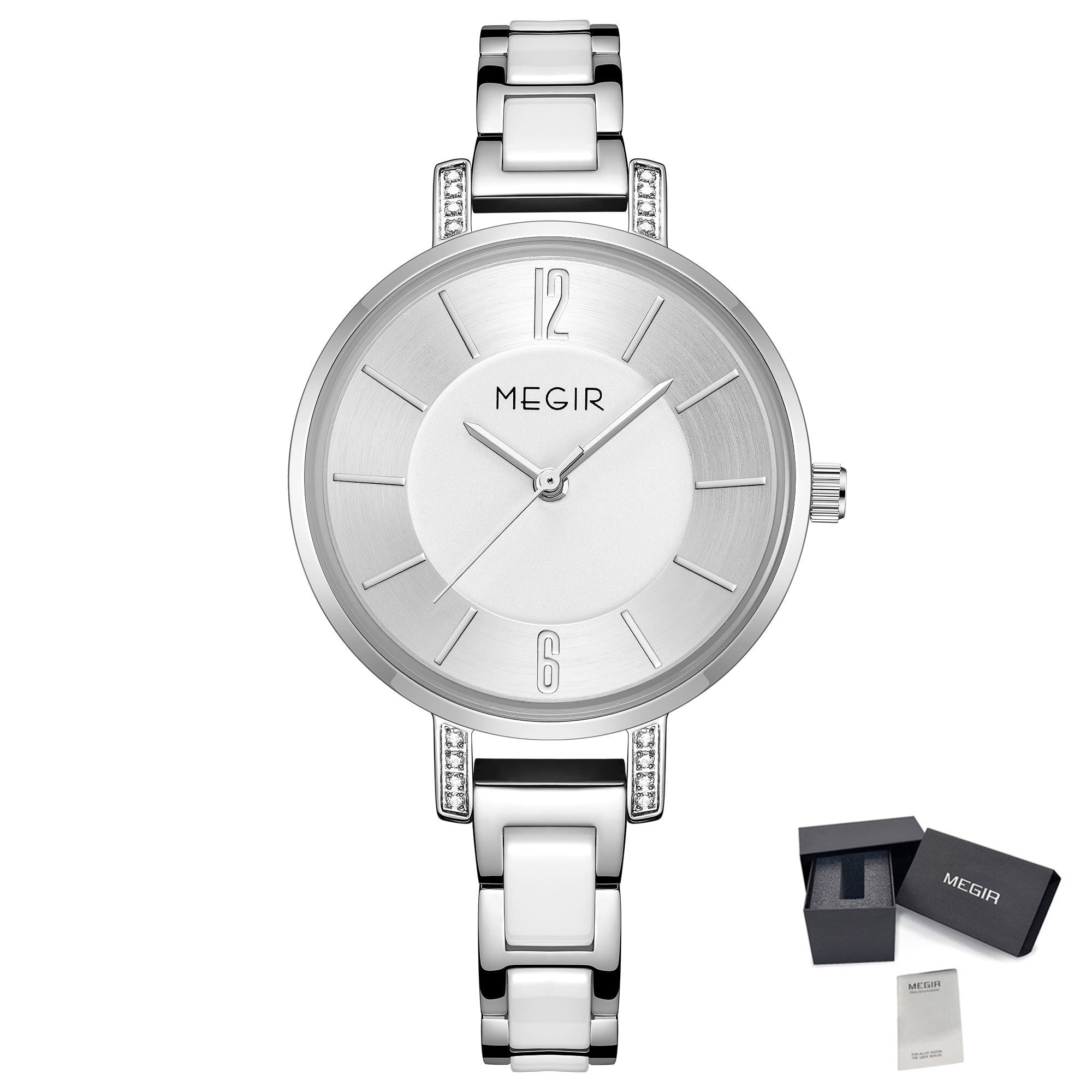 MEGIR Japan Quartz Watch for Women Fashion Brand Casual Wristwatch Clock Waterproof Sport Ladies Dress Wrist Watch Montres Femme 7016-17