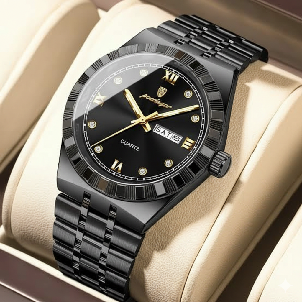 POEDAGAR Luminous Quartz Men's Watch (Model 872)