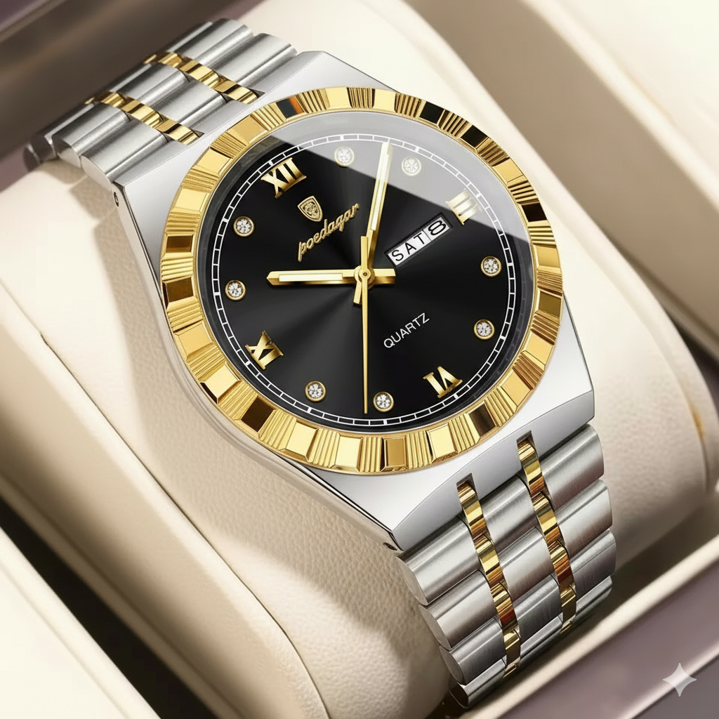 POEDAGAR Luminous Quartz Men's Watch (Model 872)