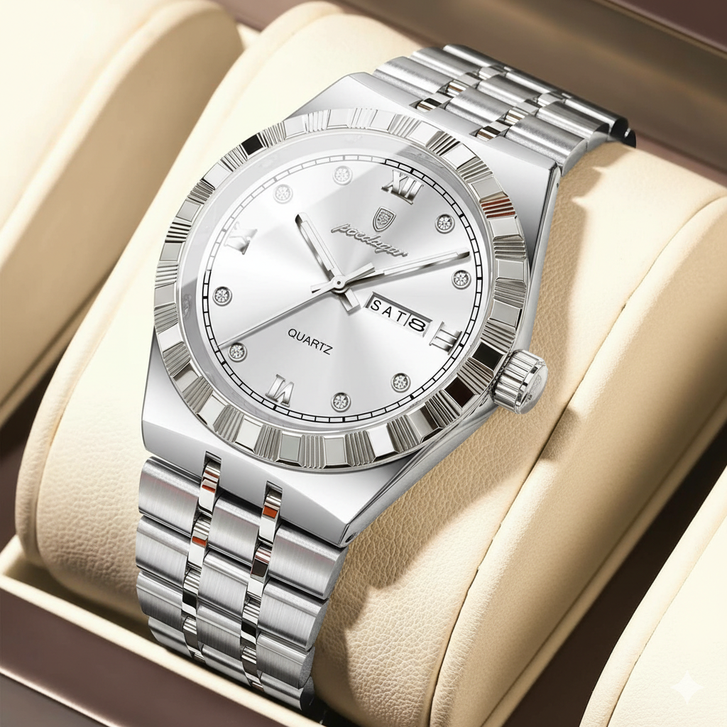 POEDAGAR Luminous Quartz Men's Watch (Model 872)