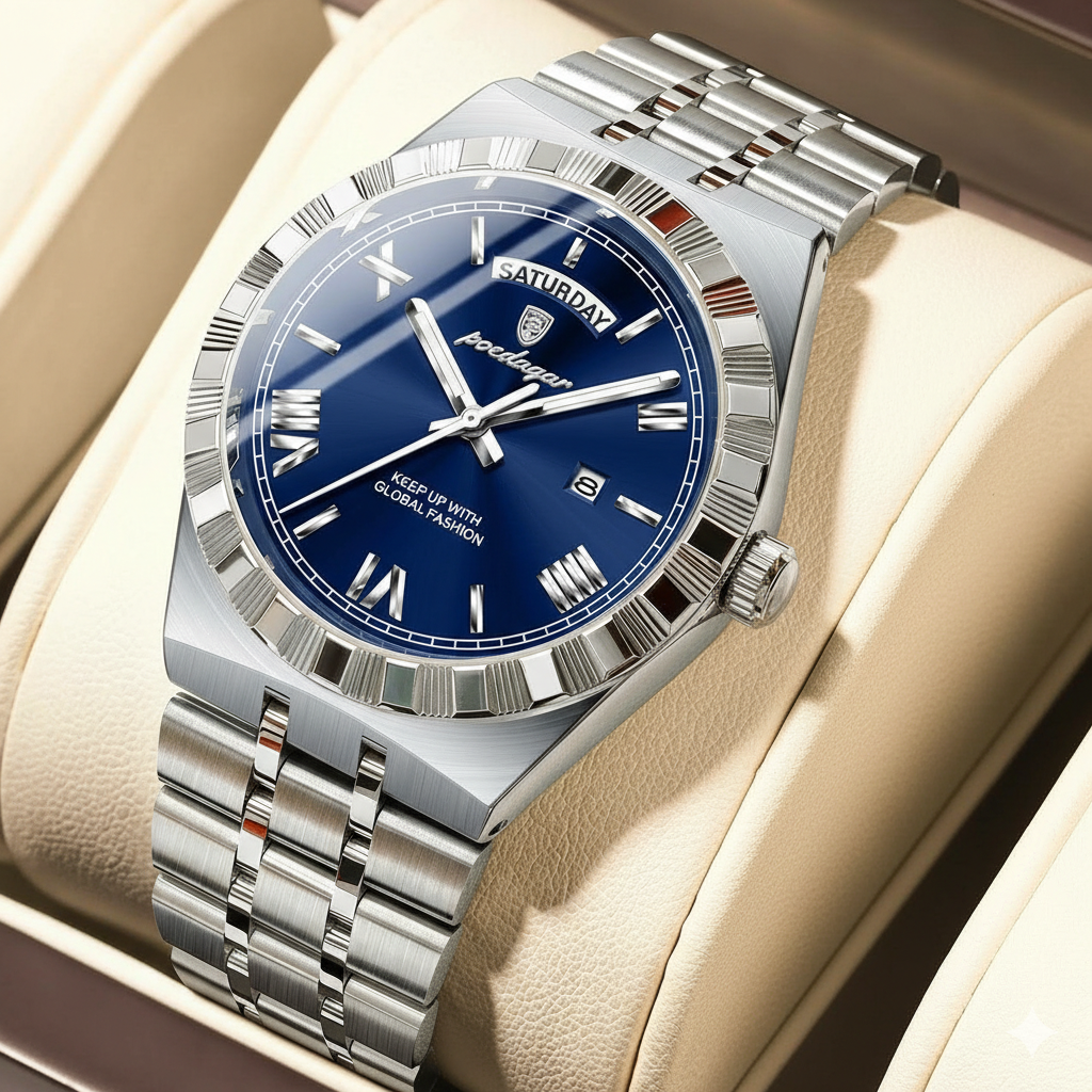 POEDAGAR Luminous Quartz Men's Watch (Model 872)