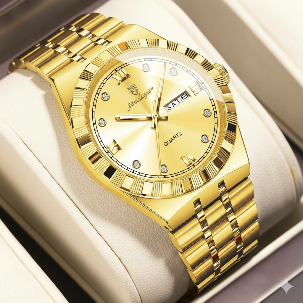 POEDAGAR Luminous Quartz Men's Watch (Model 872)