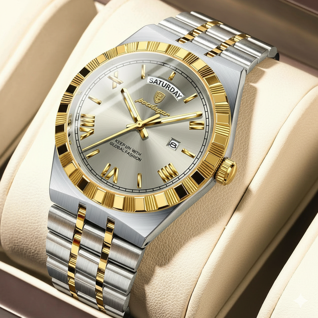 POEDAGAR Luminous Quartz Men's Watch (Model 872)