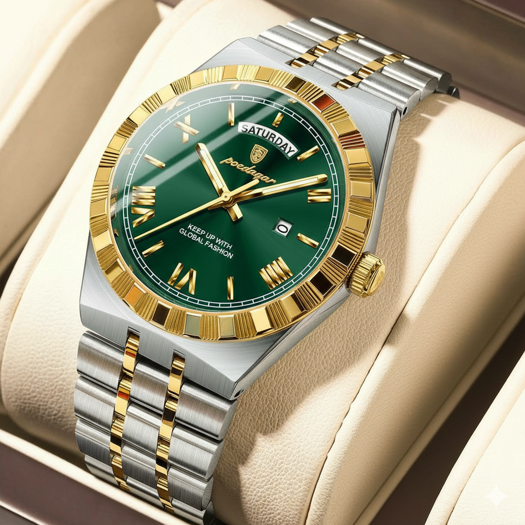 POEDAGAR Luminous Quartz Men's Watch (Model 872)