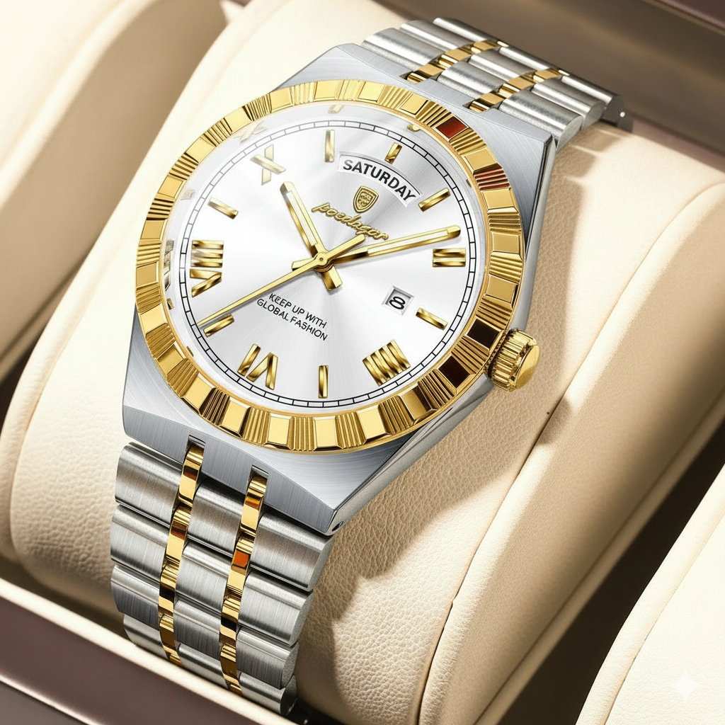 POEDAGAR Luminous Quartz Men's Watch (Model 872)